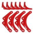 thumbnail image 4 of Miangastore Triangular Support Bracket Iron Construction 10Pcs 5.6X1.4X0.1In, 4 of 8