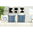 thumbnail image 2 of Spring Summer Modern Throw Pillow Covers 18 x 18 Inch Set of 4, Home Sweet Home Farmhouse Holiday Green Cushion Case for Home Sofa Couch Decoration TH194, 2 of 6