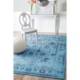thumbnail image 3 of Nuloom Tapis Tosha Vintage 2'6" x 8'6" en Turquoise, 3 of 3