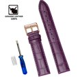 thumbnail image 1 of Correa de muñeca suave pulsera cómoda correa de reloj de cuero genuino 12/14/16/18/20/22/24mm correa de hebilla de reloj + herramienta Tan Jianjun unisex, 1 of 2