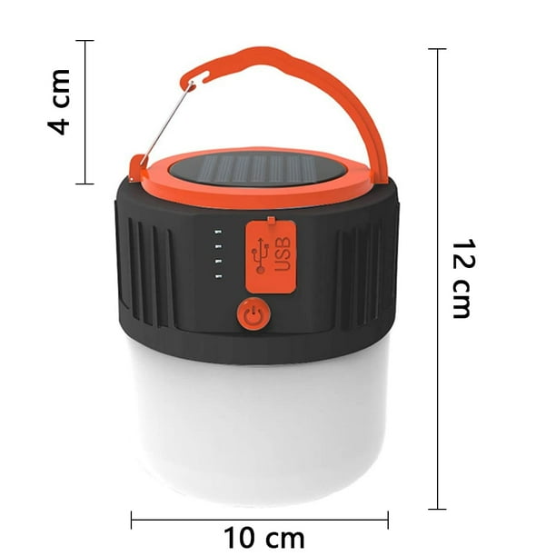 Lampe Led Portable pour tente suspendue, Rechargeable par USB, luminaire  d'extérieur, idéal pour la pêche ou le Camping, 3 Modes d'éclairage  d'urgence