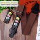 thumbnail image 5 of Guitar Strap Adjustable Guitar Shoulder Strap Soft Cotton and PU Leather Ends Guitar Straps with 3 Guitar Pick Holders for Bass Electric & Acoustic Guitars (Brown), 5 of 5