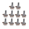 thumbnail image 3 of unbranded 10Ud Electric Potenciometro A50k Marron Para Guitarra Y Bajo Audio De Bajo Friccion, 3 of 5
