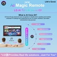 thumbnail image 4 of for LG AI Magic Remote Control with Voice and BT, AN-MR25GA, Compatible with OLED QNED UHD LED TVs 2022 2023 2024, Supports Air Mouse Alexa, 4 of 8