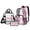 Axolotl Soccer, variant on Koala Print 3 Pcs Clear Backpack Set, Heavy Duty Transparent See Through Backpack with Lunch Bag and Pencil Pouch, Clear Bookbag for School for Girls Adults