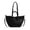 Black, variant on Large Capacity Tote Versatile Underarm Shoulder Handbag