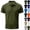 42# Army Green, variant on Men's Breeze Polo Shirts Beer Belly Breeze Short Sleeve Wear Collared Textured Shirt Stretchy Quick Dry Casual Golf,White,M