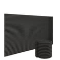 thumbnail image 2 of Wall Panels Padded, 3D Self-Adhesive Wall Panels, Upholstered Panel Wall, 1 cm Thick Anti-Collision Wall Cushion Bed Headboard, for Bedroom Wall Protection (Black), 2 of 9