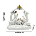 thumbnail image 3 of Yooshoverk Stable Nativity Figurine Resin Durable for Home Holiday Decor, 3 of 6