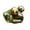 Small, variant on mdesiwst Ceramic Big Eyes Frog Figurine Realistic Green Frog Statue Indoor Outdoor Garden River Pond Lake Fish Tanks Animal Decoration