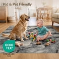thumbnail image 4 of ODIKA 4'x6' Ultra-Soft Area Rug, Graffiti Marbled Grey Featuring Flowing Streaks Gradient Blend None Washable, Bare feet friendly, Silk-Touch for Bedroom Home office, 4 of 7
