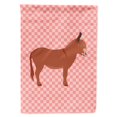thumbnail image 1 of "Treasures BB7848CHF Irish Donkey Pink Check Canvas House Flag, Size, Multicolor" Caroline's Treasures BB7848CHF, 1 of 1