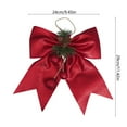 thumbnail image 3 of SLYNSHome Christmas Wreath Bow Christmas Tree Topper Bowes Decoration for Home Indoor Outdoor Xmas Party Supplies, 3 of 6