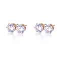 thumbnail image 2 of Sonducket Pendientes hipoalergénicos de cristal con diamantes de imitación para mujer y niña para fiesta Oro 2piezas Sonducket CBP002580, 2 of 6