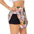 thumbnail image 1 of Balery Cartoon Halloween Pantalones cortos deportivos para mujer con forro y dos bolsillos, elásticos, para entrenamiento, gimnasio, yoga-XX-Large, 1 of 7