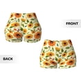 thumbnail image 5 of Naloa Sunflowers And Butterflies Biker Shorts for Women Seamless Scrunch Short Women’s Yoga Shorts for Gym Running Sport Shorts -, 5 of 9