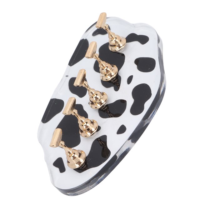 Nail Art Tip Holder, Estable ABS Training Manicure Skills Nail Tip Holder 5 Soportes Para Salón Artista ANGGREK No