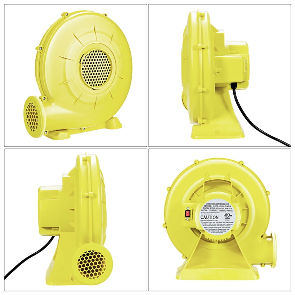 Aimee Lii 350W 0.5HP Air Blower Pump Fan for Inflatable Bounce House and Bouncy Castle, Yellow Aimee Lii 350W 0.5HP Air Blower Pump Fan for Inflatable Bounce House and Bouncy Castle, Yellow
