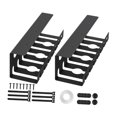 thumbnail image 2 of Bandeja para guardar cables,Bandeja hueca para gestión de cables debajo del escritorio,Bandeja para cables con organizador de alambre de metal debajo del escritorio,Estante para cables debajo, 2 of 9