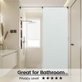 thumbnail image 3 of DKTIE 17.7" x 78.7" Reeded Glass Window Privacy Film, Frosted Window Vinyl, Day and Night Privacy UV Blocking Window Film with Installation Tools for Home Office, 3 of 8