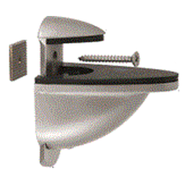 CRL DL661BN Brushed Nickel HeavyDuty Adjustable Shelf Bracket