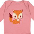 thumbnail image 4 of Inktastic Fox Girl Cute Woodland Animal Girls Long Sleeve Baby Bodysuit, 4 of 5