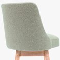 thumbnail image 5 of WestinTrends Genevieve 26" Upholstered Swivel Counter Height Bar Stool , Antique Oak/Desert Sage, 5 of 12