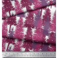 thumbnail image 2 of Soimoi Moss Georgette Fabric Cedar Tree Decor Fabric Printed Yard 42 Inch Wide, 2 of 5