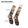 thumbnail image 2 of Xecao Vintage Floral Vase With Books Print Compression Socks for Both Men And Women for Running, Travel, Flight, Nurse, 2 of 6