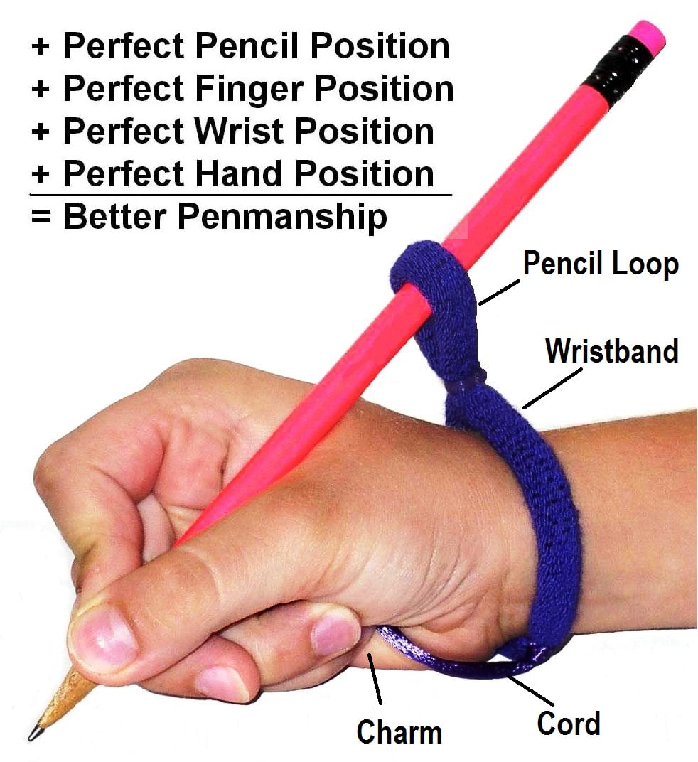 The Original OT Invented & Patented SportWriter, Hand Made in The USA, Handwriting Aid for a Proper Tripod Grip, Finger Position & Better Penmanship. Great for Kindergarten Age & Up (2 Pack)