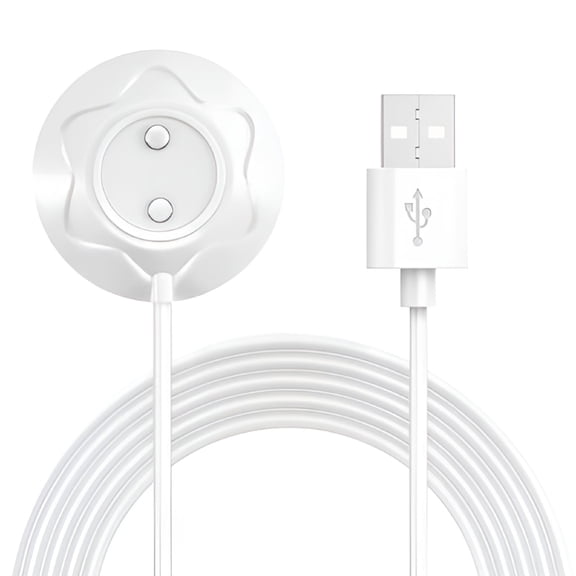 GJX 2 Prong Magnetic Charger USB Cable, 2.7ft 12mm Replacement Charging Cord, Fast Charge Accessory