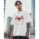 thumbnail image 4 of Men T-Shirt,Soft Crewneck Tee Shirt Christmas Red White Bows Short Sleeve Casual T Shirts, 4 of 8