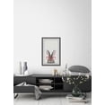 thumbnail image 6 of Marmont Hill Hippie Bunny Framed Wall Art, 12.00" x 1.50", 6 of 6