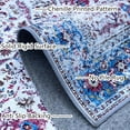 thumbnail image 4 of JV Home Tapis Oushak Multicolore 6'x9' Tapis Lavable Antidérapant, 4 of 6