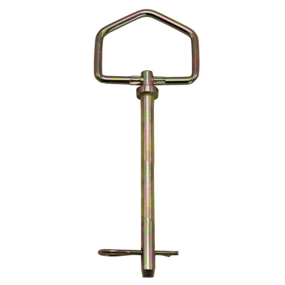 Braber Equipment, Folding Handle Hitch Pin, 3/8in. Diameter, Usable Length 4.25 in, Model# 715HPC