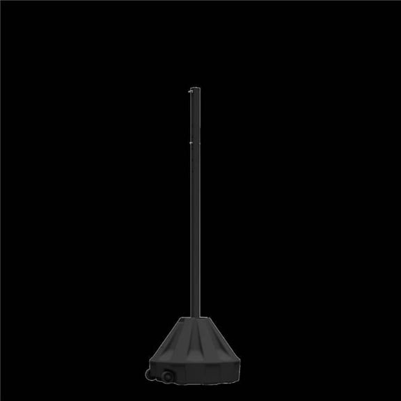 Plasticade by UVP UVRAP18BK-60BKPK Plasticade Roll-A-Base Mobile Parking Lot Post