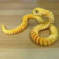 thumbnail image 4 of Gqtwoy Three Dimensional Printed Snake Hand Toy, Realistic Plastic Decorative Figurine, Movable Joints, Ideal Gift for Reptile Enthusiasts, Versatile Desk Decor, Lifelike Viper Collectible, 4 of 6