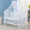 thumbnail image 2 of Baby Crib Mosquito Net,Baby Canopy Bed Netting,Baby Toddler Bed Crib Dome Canopy Curtain Netting See Through Mesh Bed Cover, 2 of 7