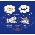 thumbnail image 2 of Junior's DC League of Super-Pets Cartoon Krypto and Ace Dreams  Graphic Tee Royal Blue Large, 2 of 3