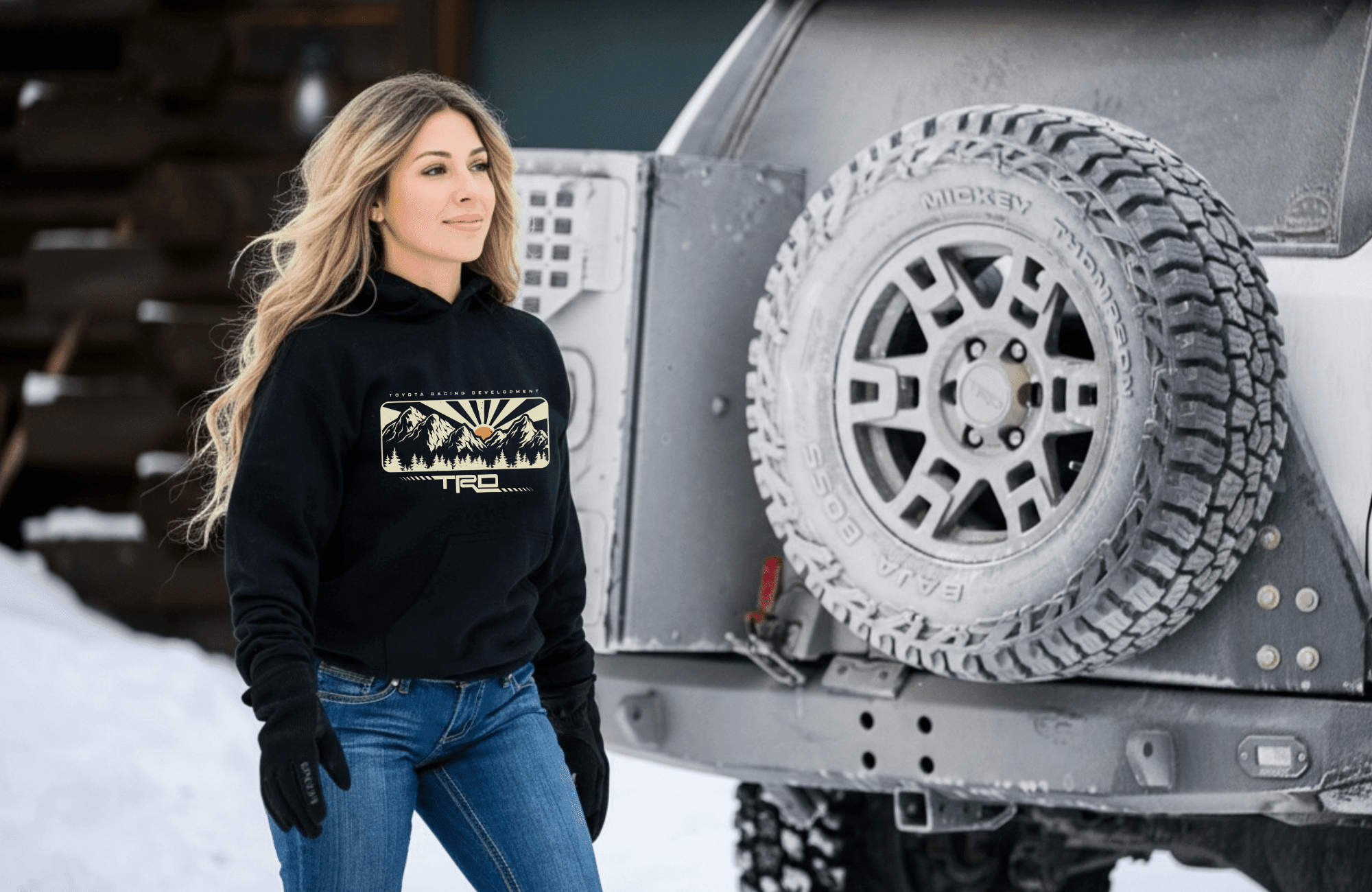 Toyota Racing Development 4x 4 Off Road Mountain Hoodie