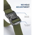 thumbnail image 3 of FAIRWIN Belt for Men, Nylon Web Work Belt, Green, 3 of 10