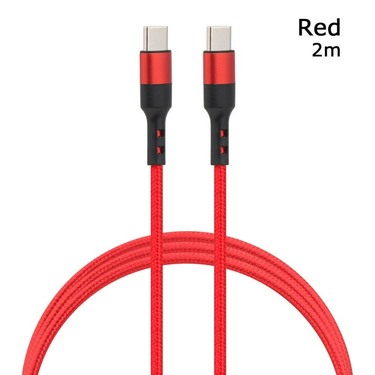 Type-C】For iPhone 15 Plus 15 Pro Max 1M-2M 20W Dual Type-C Charging Cable  Woven Fast Charging Cable Cord USB-C to USB-C
