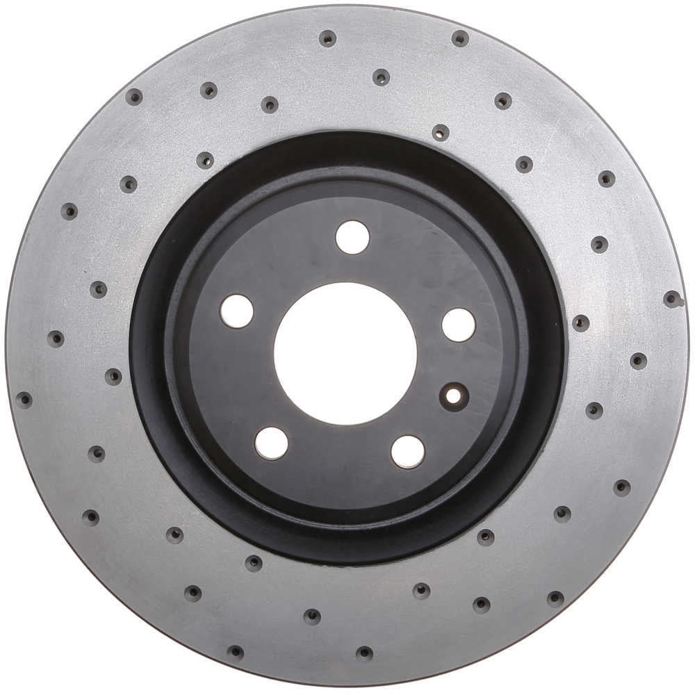 StopTech Drilled Sport Brake Rotor Fits select: 2010-2012 AUDI S4, 2008-2011 AUDI S5
