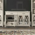 thumbnail image 5 of Bowery Hill Engineered Wood Buffet Cabinet with Drawers in Linen White Oak, 5 of 16