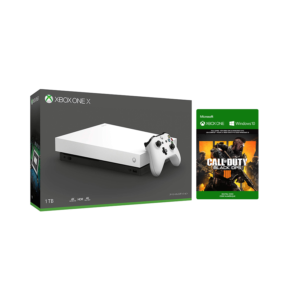 Microsoft Xbox One X 1TB Special White Edition 4K Ultra HD Console