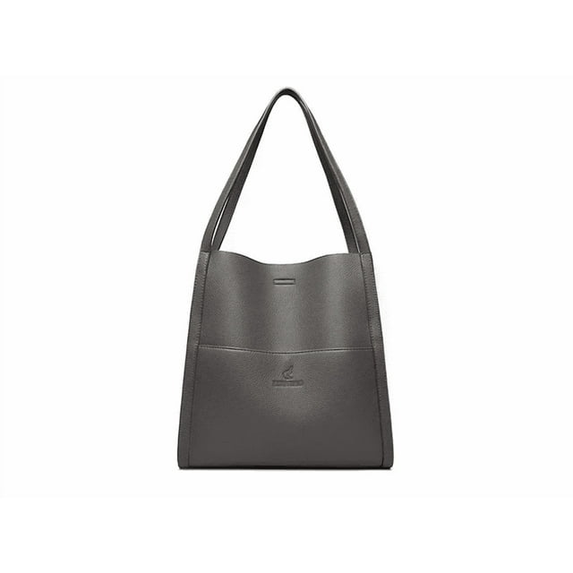 Bolso Para Mujer De Cuero Bolsa Tote Dama Bandolera Hombro Xtellar negro