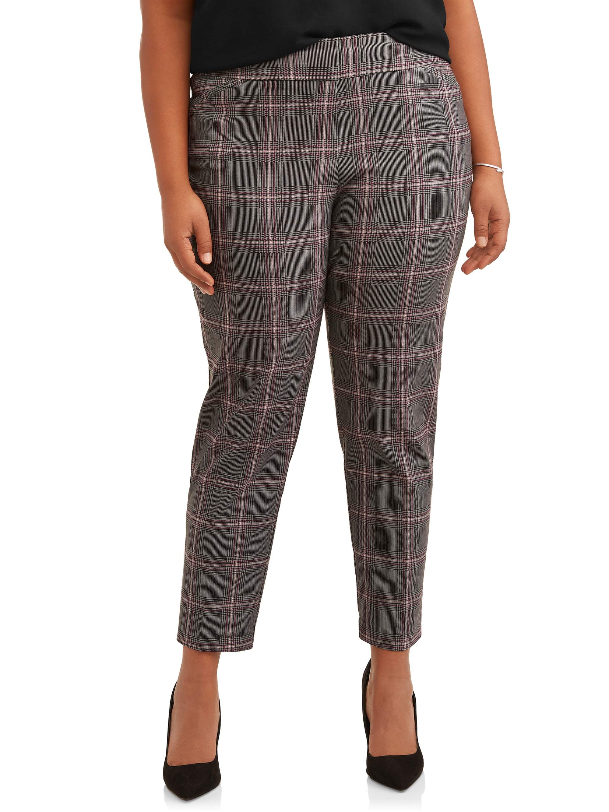 Terra & Sky Women's Plus Size Dress Pant with Stretch - Walmart.com