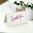 thumbnail image 4 of 120 Pcs Hot Stamping Table Cards with Removable Headband Labels and Tent Style for Events and Parties, 4 of 8