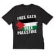 thumbnail image 1 of Camiseta básica Color sólido cuello redondo fin ocupación israelí ropa para niños y adultos, 1 of 9