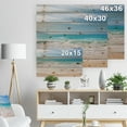 thumbnail image 5 of Design Art - Vagues Blanches s'Embrassant Plage Sable, 5 of 5